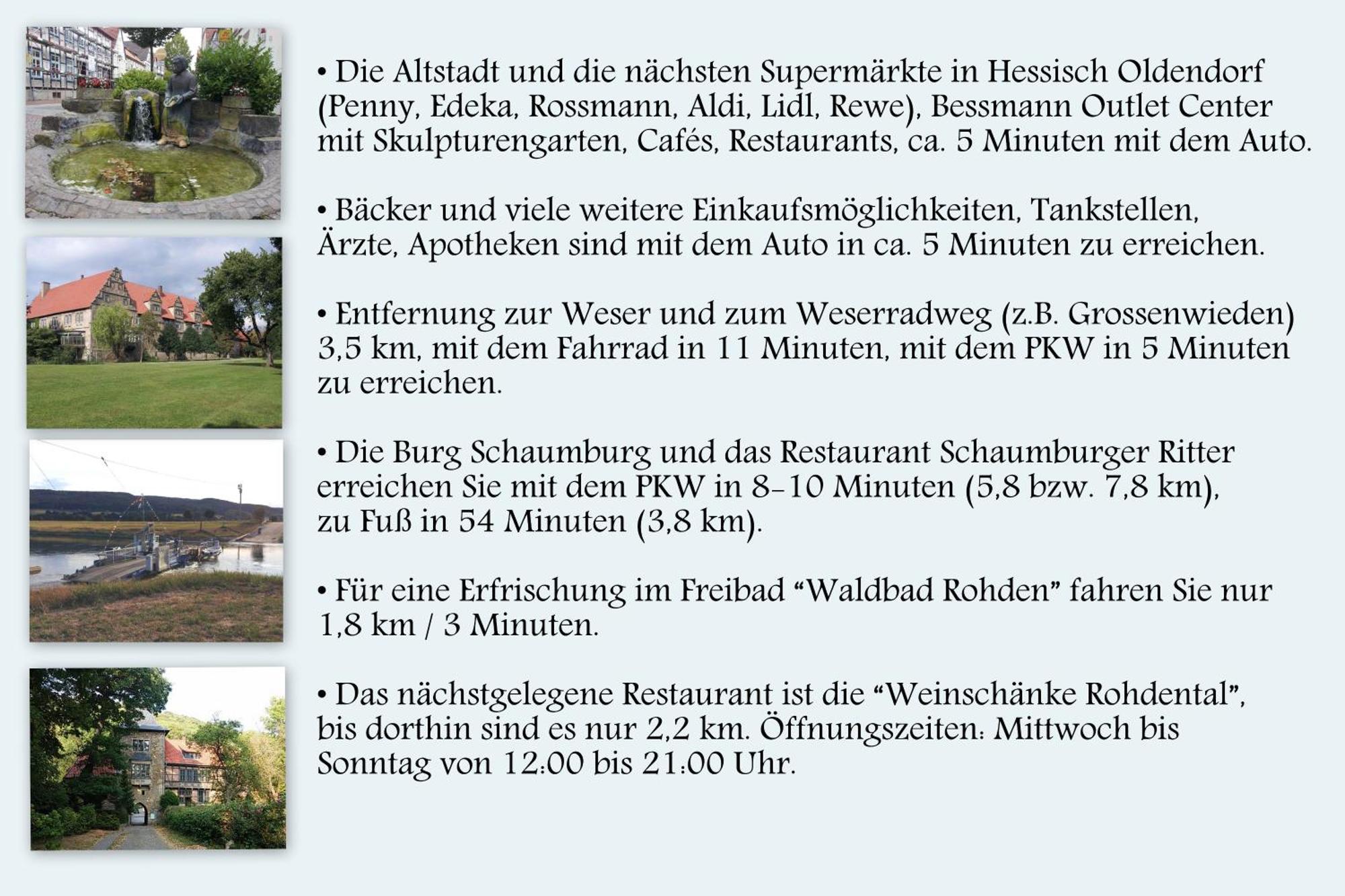 Ferienwohnung Am Ellerbach Hessisch Oldendorf Buitenkant foto